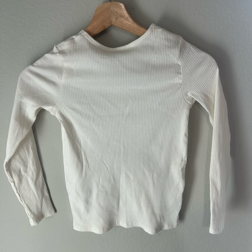 H&M Kids Long Sleeve Tee - Cream